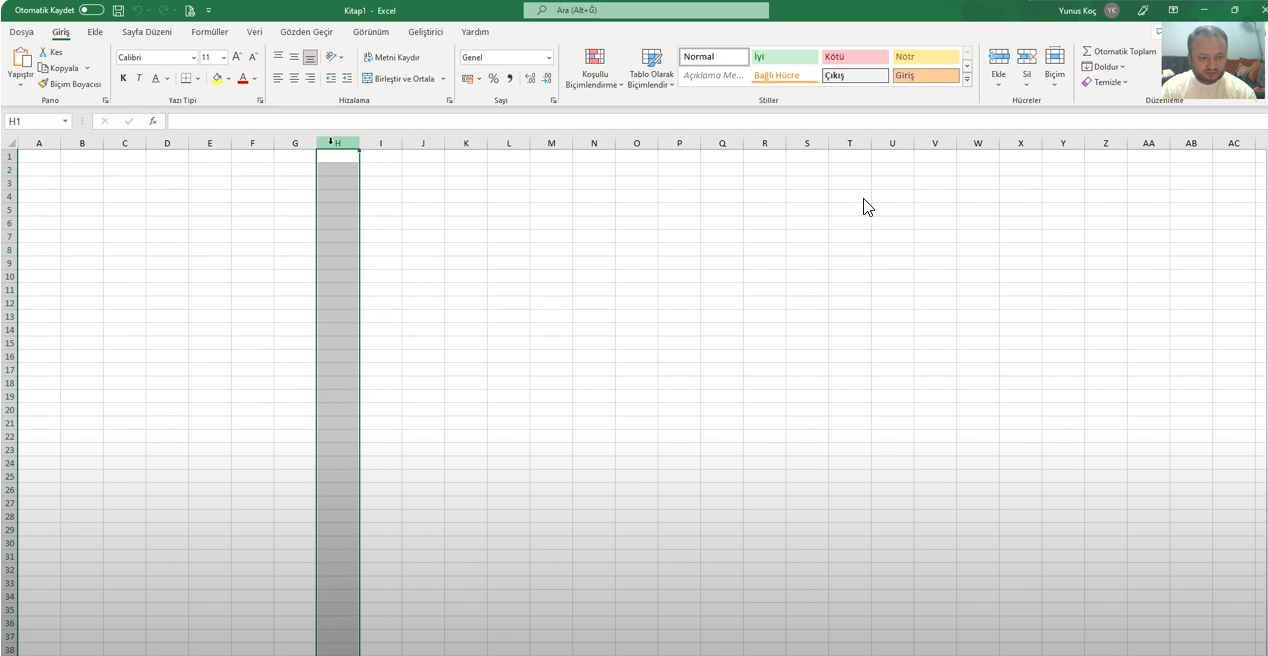 Excel' de Para Birimi Simgesini Sağ Tarafa Alma İşlemi Nasıl Yapılır?